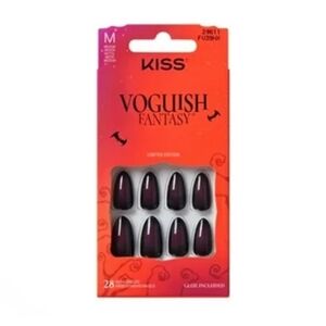 🔷5/$25 New Kiss Limited Edition Voguish Fantasy Medium Press Glue On Nails Set